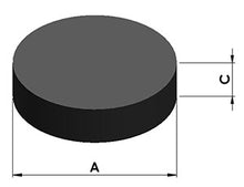 Lade das Bild in den Galerie-Viewer, Hartferrit Scheibenmagnet - die magnetprofis
