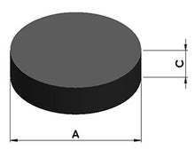 Lade das Bild in den Galerie-Viewer, Hartferrit Scheibenmagnet - die magnetprofis
