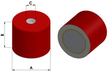 Lade das Bild in den Galerie-Viewer, Alnico Stabgreifer mit Innengewinde - die magnetprofis