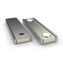 Lade das Bild in den Galerie-Viewer, Neodym Flachleisten mit Bohrung und konischer Senkung - die magnetprofis