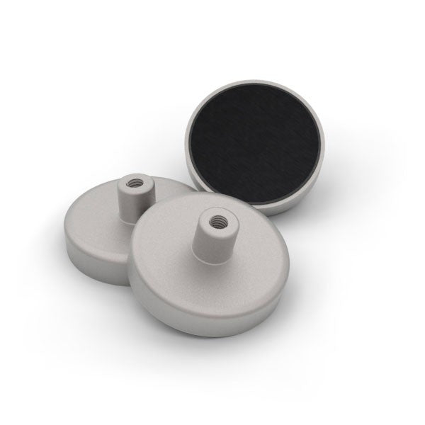 Hartferrit Flachgreifer mit Gewindebuchse